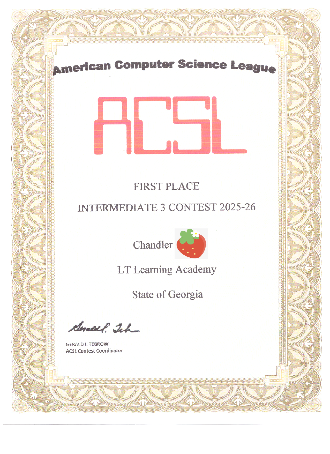 Certificate 5